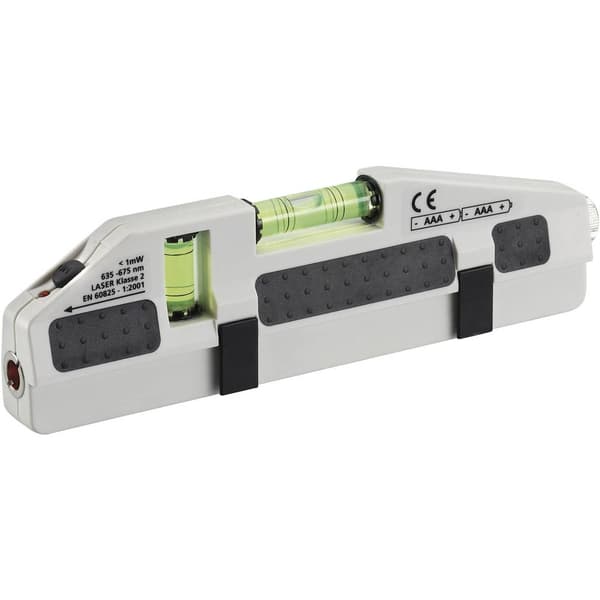 Laserliner HandyLaser Compact 025.03.00A Laservattenpass 17 cm 50 m 0.5 mm/m Svart, Vit