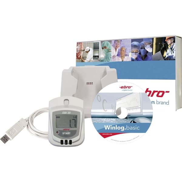 ebro 1601-0048-Z EBI 20-TH1-Set Mutli-datalogger Uppmätt värde Fuktighet, Temperatur -30 till +70 °C 0 till 100 % rF