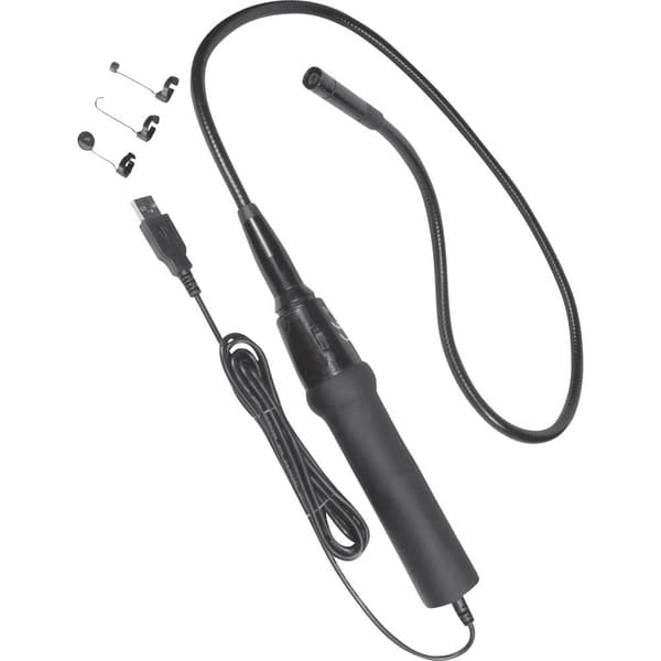 USB-Endoskop VOLTCRAFT BS-18HD/USB Sond-Ø: 8 mm Sondlängd: 88 cm Fokusering, LED-belysning