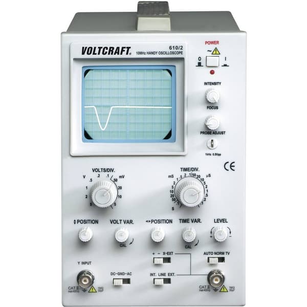 Analogt oscilloskop VOLTCRAFT AO 610 10 MHz 1 kanal