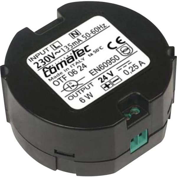 Comatec OTF/06.24RA Nätdel / Strömförsörjning 24 V/DC 0.25 A 6 W