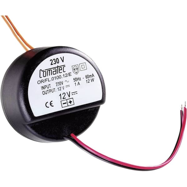 Comatec OR/FL/0100.12/E Nätdel / Strömförsörjning 12 V/DC 1 A 12 W
