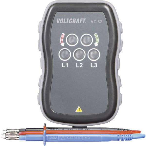 VOLTCRAFT VC-32 Fasföljdsprovare CAT III 440 V