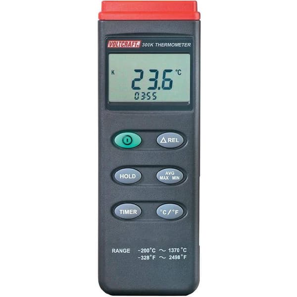 VOLTCRAFT K204 Temperaturmätare -200 - +1370 °C Sensortyp K Datalogger-funktion