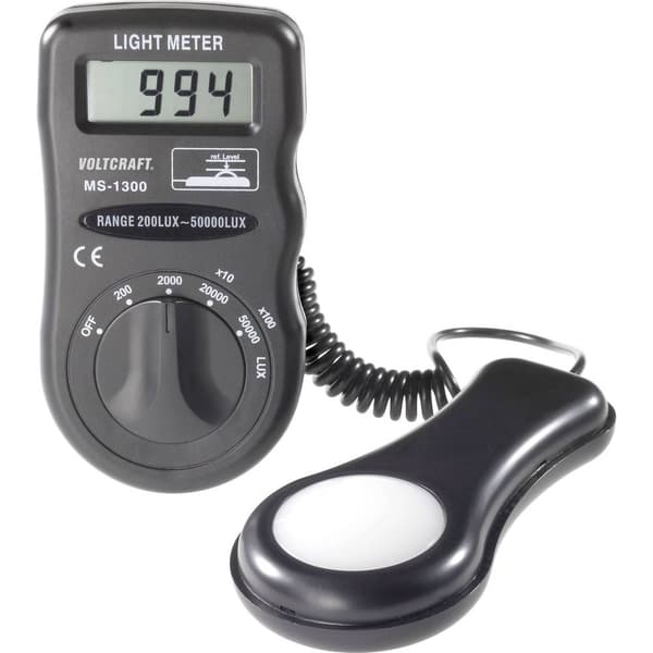 VOLTCRAFT MS-1300 MS-1300 Luxmeter 0.1 - 50000 lx