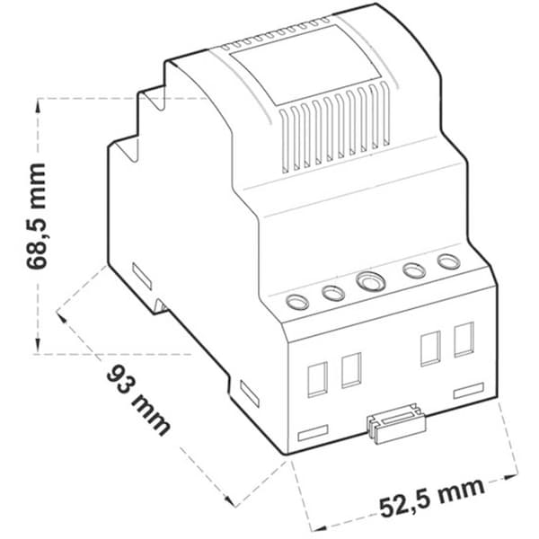 Comatec TBD202012P DIN-skena nätaggregat 12 V/AC 1.67 A 20 VA Innehåll 1 st