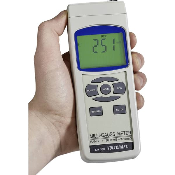 VOLTCRAFT GM-100 Analysenhet för magnetfält
