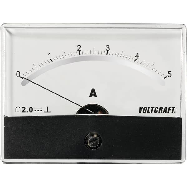 VOLTCRAFT AM-86X65/5A/DC AM-86X65/5A/DC Mätare för inbyggnad AM-86X65/5A/DC Vridspole