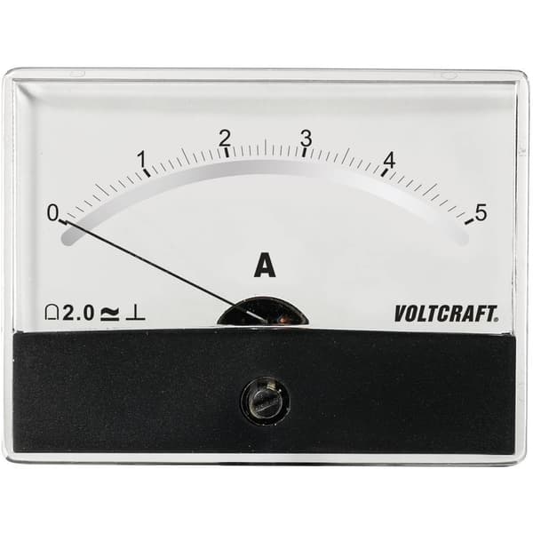 VOLTCRAFT AM-86X65/5A/DC AM-86X65/5A/DC Mätare för inbyggnad AM-86X65/5A/DC Vridspole