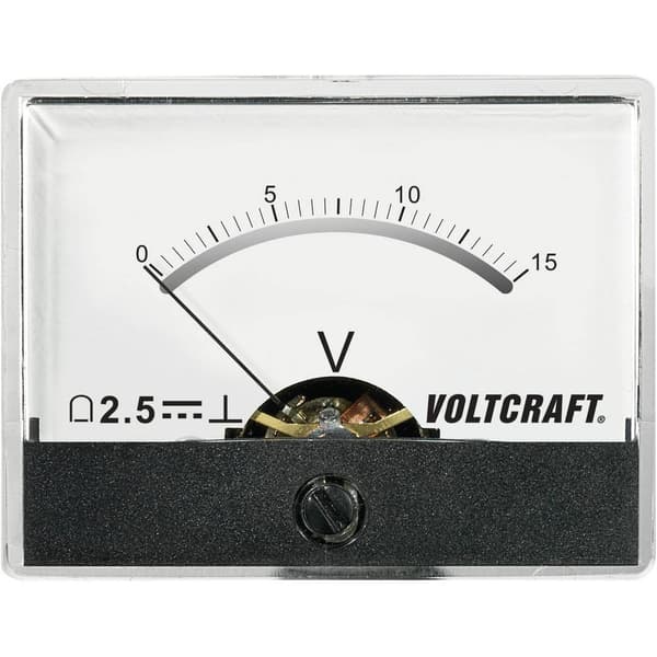 VOLTCRAFT AM-60X46/15V/DC AM-60X46/15V/DC Mätare för inbyggnad AM-60X46/15V/DC 15 V Vridspole