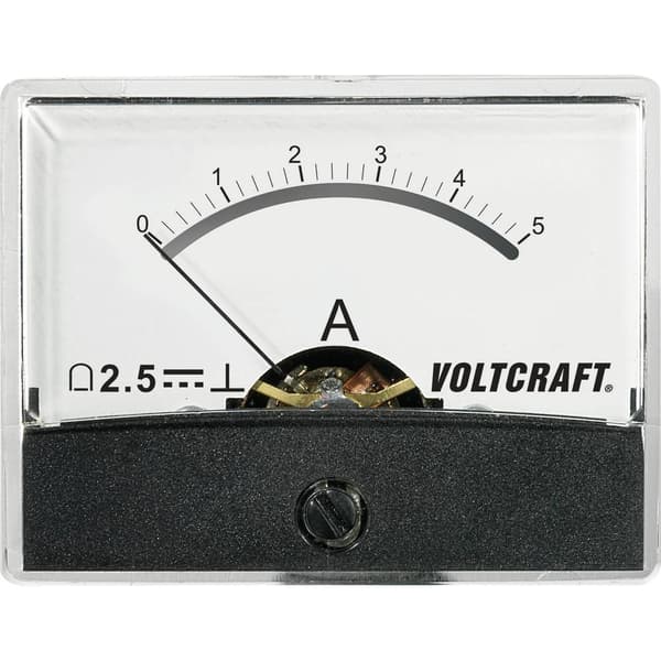VOLTCRAFT AM-60X46/5A/DC AM-60X46/5A/DC Mätare för inbyggnad AM-60X46/5A/DC 5 A Vridspole