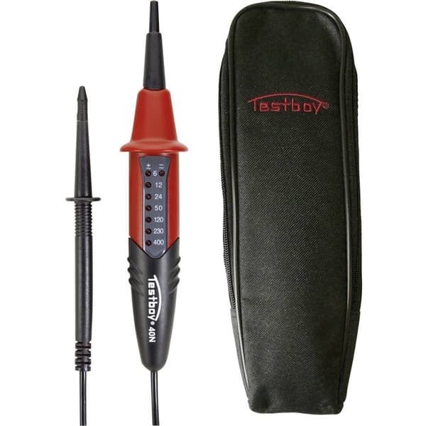 Testboy 40 Plus Tvåpolig spänningsprovare CAT III LED