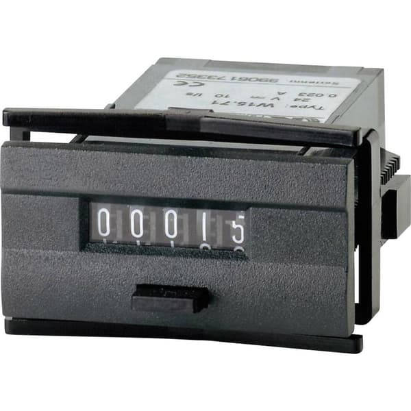 Kübler Automation 1.150.510.056.550 W 15.51 230 V/AC Impulsräknare i miniformat, typ W 15.51, nollställbar -