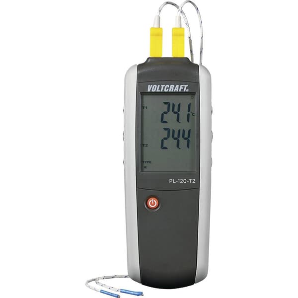 VOLTCRAFT PL-120 T2 Temperaturmätare -200 - +1372 °C Sensortyp K, J