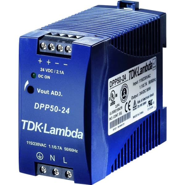 TDK-Lambda DPP50-48 DIN-skena nätaggregat 48 V/DC 1.05 A 50 W Antal utgångar:1 x Innehåll 1 st