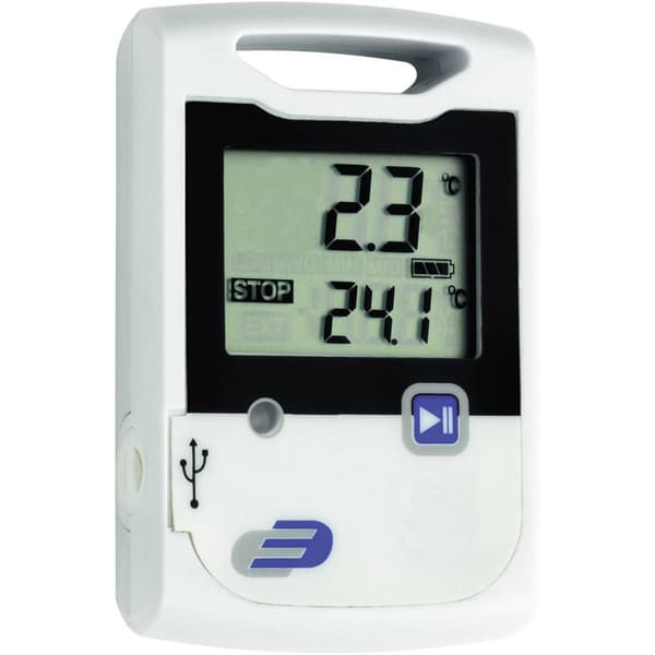 TFA Dostmann 311046 LOG10 Temperatur-datalogger Uppmätt värde Temperatur -30 till 60 °C