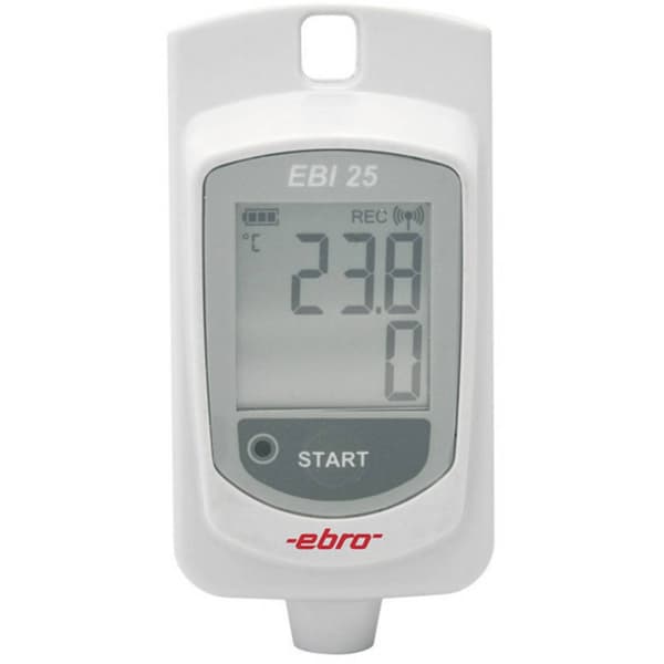 ebro 1340-6200 EBI 25-T Temperatur-datalogger Uppmätt värde Temperatur -30 till 60 °C