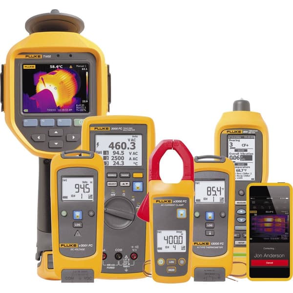 Fluke LK-t3000 FC Temperaturmätare -200 - +1372 °C Datalogger-funktion