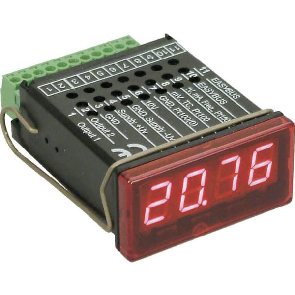 Greisinger GIA 20 EB Greisinger universalpaneldisplay/-reglage 48 x 24 mm GIA 20 EB-028 Inbyggnadsmått 46 x 22 mm