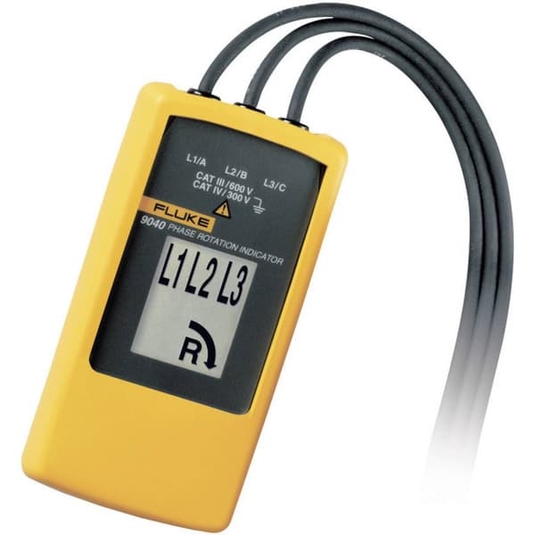 Fluke 9040EUR Mätare för roterande fält CAT III 600 V LCD