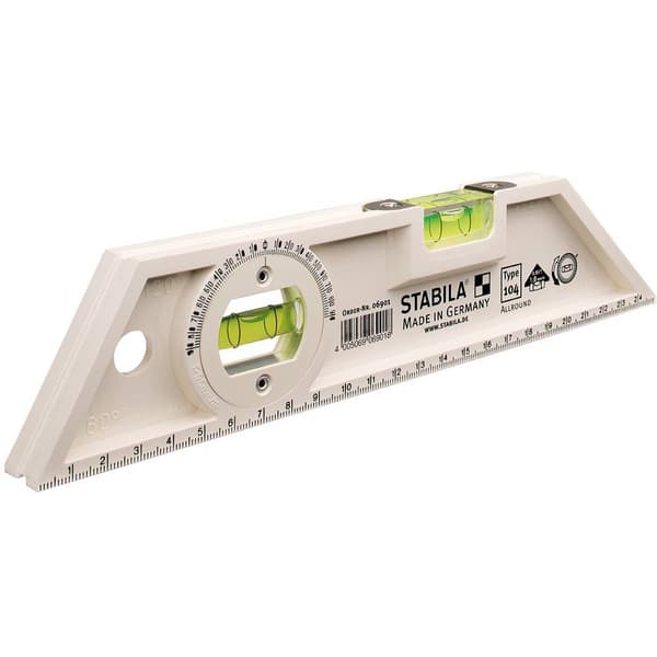 Stabila Type 104 ALLROUND 6901 Mini-vattenpass 25 cm 1 mm/m