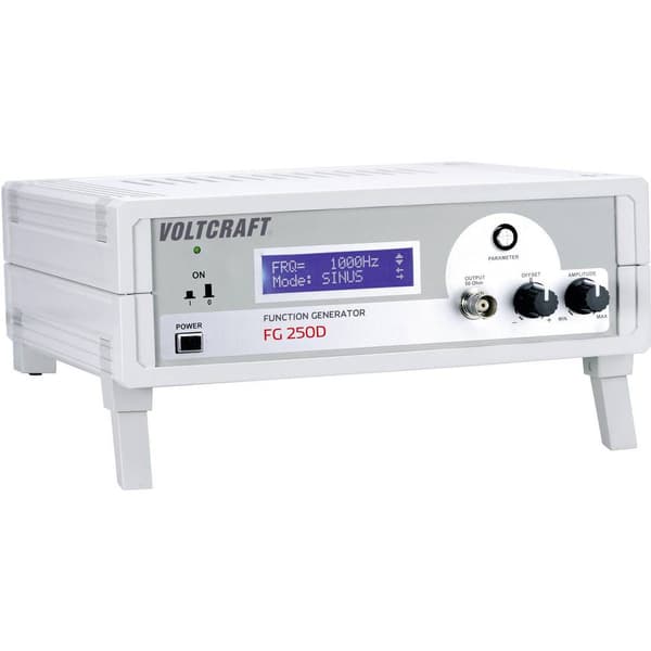 VOLTCRAFT FG 250D Funktionsgenerator nätdriven 250 kHz (max) 1 kanal