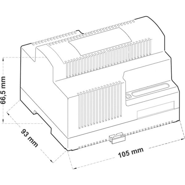 Comatec PSM46024 DIN-skena nätaggregat 24 V/DC 2.5 A 60 W Innehåll 1 st