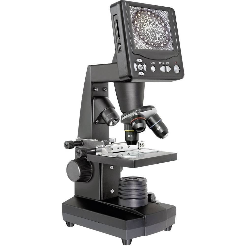Bresser Optik LCD Micro Digitalt mikroskopkamera 500 x Oplysning, Gennemlysning