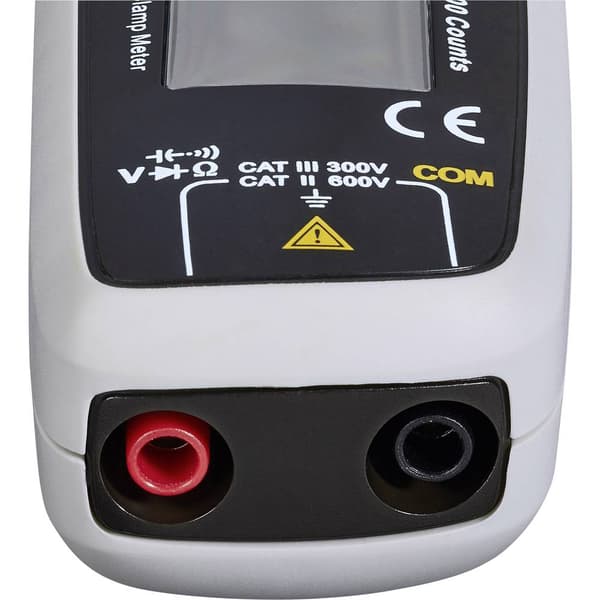 VOLTCRAFT VC-330 Strömtång digital CAT II 600 V, CAT III 300 V Display (Beräkningar): 2000