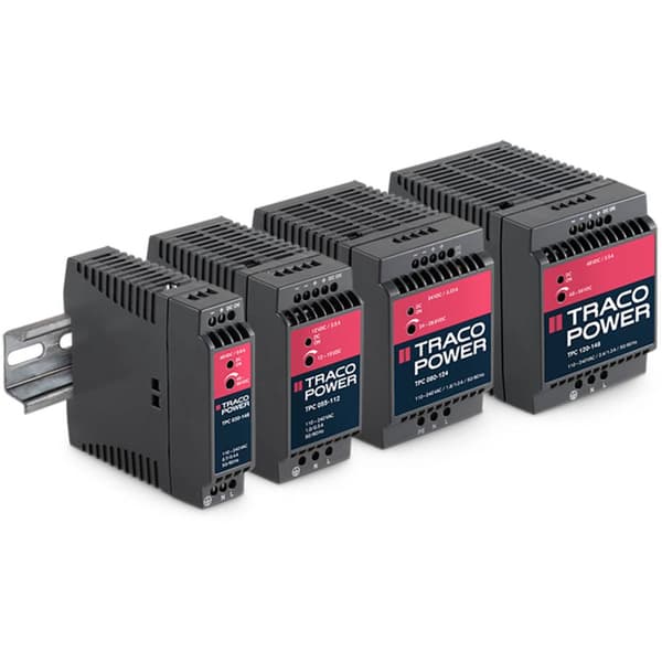TracoPower TPC 030-124 DIN-skena nätaggregat 24 V/DC 1.25 A 30 W Antal utgångar:1 x Innehåll 1 st