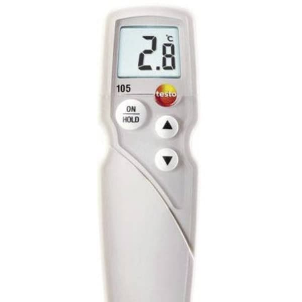 testo 105 Instickstermometer (HACCP) Temperaturmätningsområde (intervall) -50 till 275 °C Sensortyp K HACCP-konform