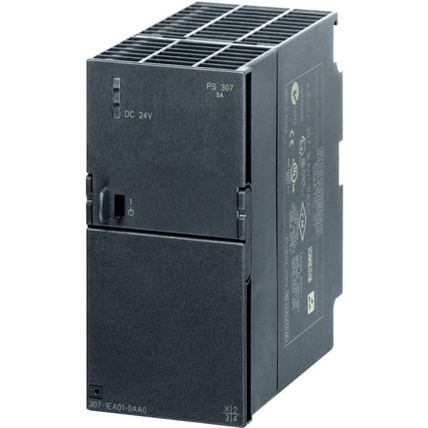 Siemens SIMATIC PS307 24 V/5 A DIN-skena nätaggregat 24 V/DC 5 A 120 W Antal utgångar:1 x Innehåll 1 st