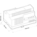 Miniatyrbild 3 av 3: Comatec TBD207512F DIN-skena nätaggregat 12 V/AC 6.25 A 75 VA Innehåll 1 st