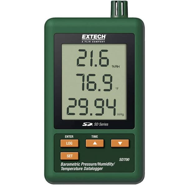 Extech SD700 SD700 Mutli-datalogger Uppmätt värde Temperatur, Lufttryck, Fuktighet 0 till +50 °C 10 till 90 % rF 10 - 1