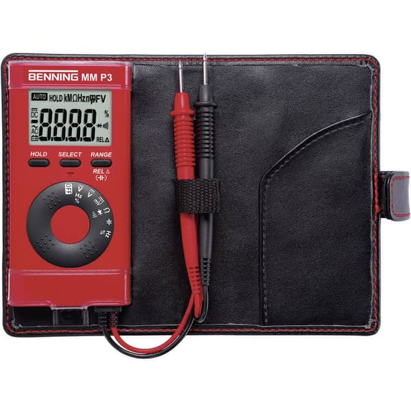Benning 044084 Handmultimeter digital CAT II 600 V, CAT III 300 V Display (Beräkningar): 4000