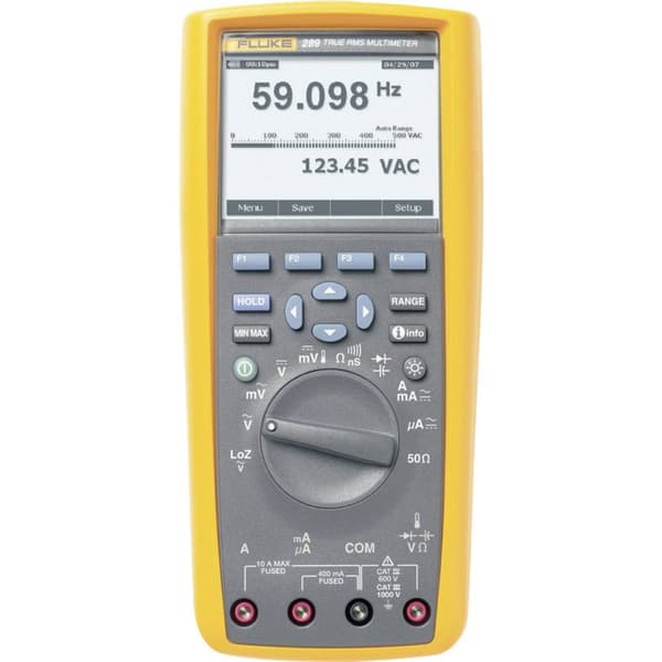 Fluke 3947801 Handmultimeter digital Grafisk display, Datalogger CAT III 1000 V, CAT IV 600 V Display (Beräkningar): 50