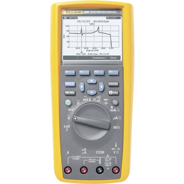 Fluke 3947801 Handmultimeter digital Grafisk display, Datalogger CAT III 1000 V, CAT IV 600 V Display (Beräkningar): 50