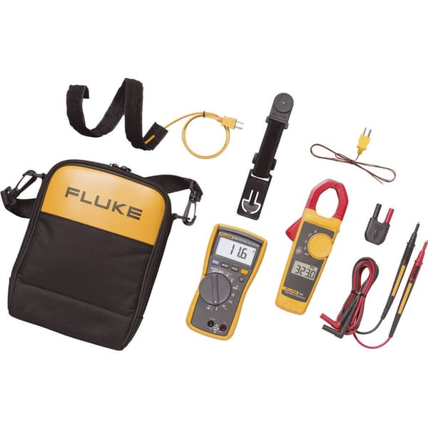 Fluke 4296029 Handmultimeter, Strömtång digital CAT III 600 V Display (Beräkningar): 6000