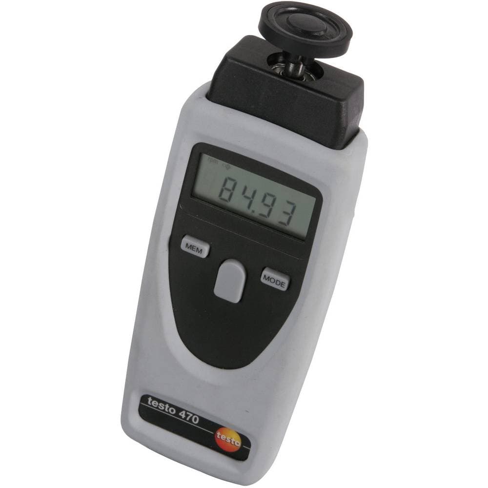 testo 0563 0470 Omdrejningstæller Optisk , Mekanisk 1 - 19999 rpm 1 - 99999 rpm