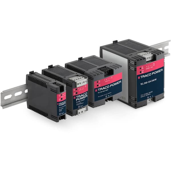 TracoPower TCL 120-124C DIN-skena nätaggregat 24 V/DC 5 A 120 W Antal utgångar:1 x Innehåll 1 st