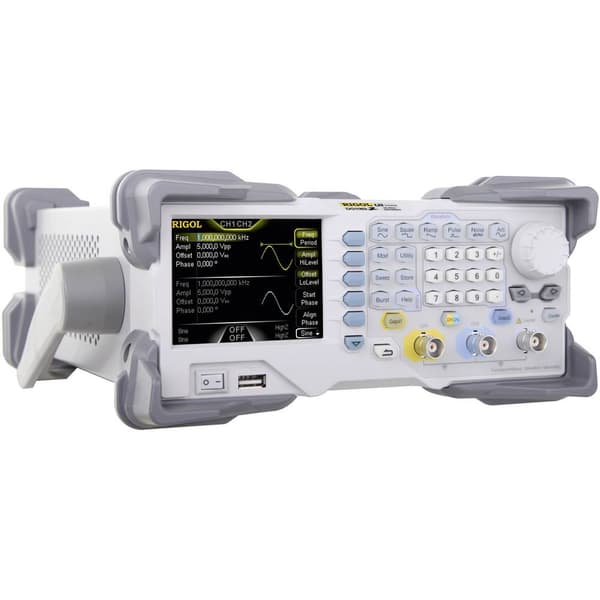 Rigol DG1062Z Funktionsgenerator nätdriven 1 µHz - 60 MHz 2 kanaler Sinus, Fyrkant (value.1376410), Triangel (value.137