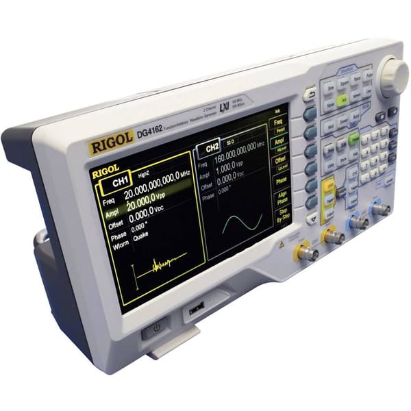 Rigol DG4162 Funktionsgenerator nätdriven 0.000001 Hz - 160 MHz Sinus, Fyrkant (value.1376410), Puls, Brus (value.13764