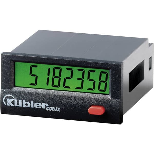 Kübler Automation Impulsräknare Codix 132 AC, Inbyggnadsmått 45 x 22 mm, N/A