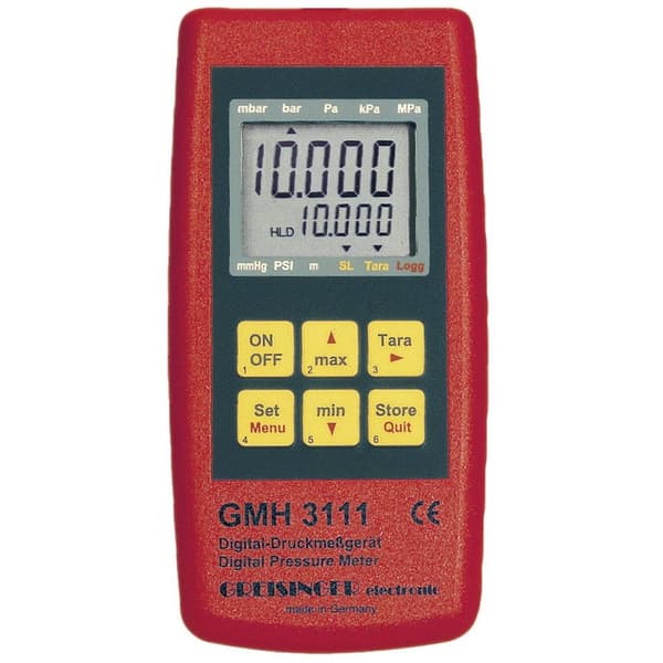 Greisinger GMH 3111 Tryckmätare Lufttryck 0.0025 - 1000 bar