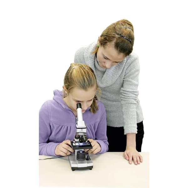 Bresser Optik 8855000 Barnmikroskop Monokulär 40 x infallande ljus, transmitterat ljus