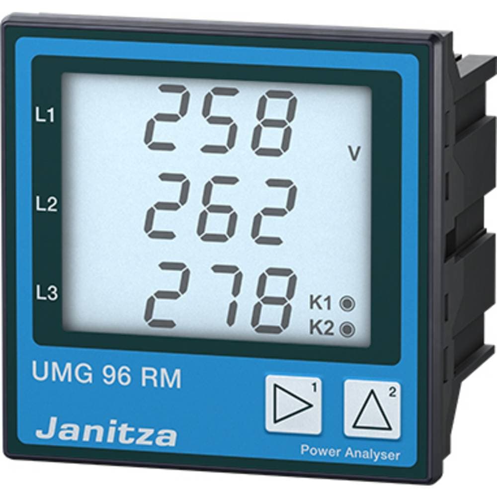 Janitza UMG 96RM-M Universalmåler UMG96RM-M, M-bus L-N: 10-300VACL-L: 18-520VAC