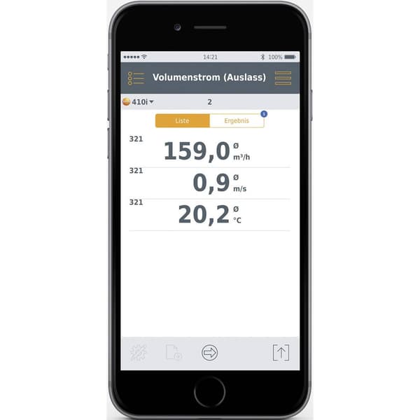 testo 410i Smart Probes Anemometer 0.4 till 30 m/s