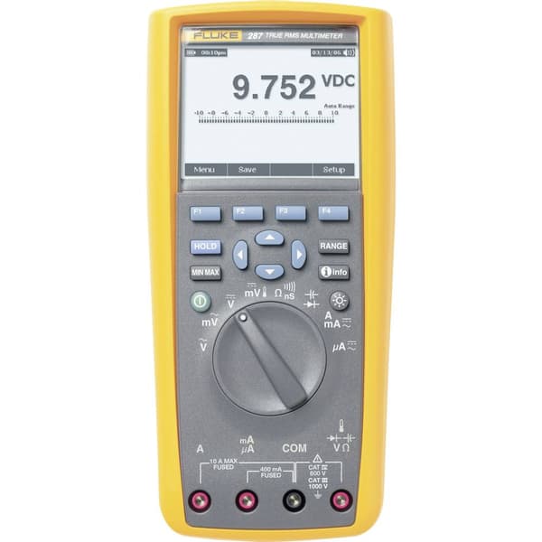 Fluke 3947781 Handmultimeter digital Grafisk display, Datalogger CAT III 1000 V, CAT IV 600 V Display (Beräkningar): 50