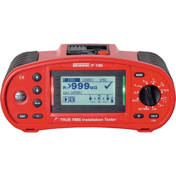 Benning IT 130 VDE-testinstrument Kalibrerad (ISO)