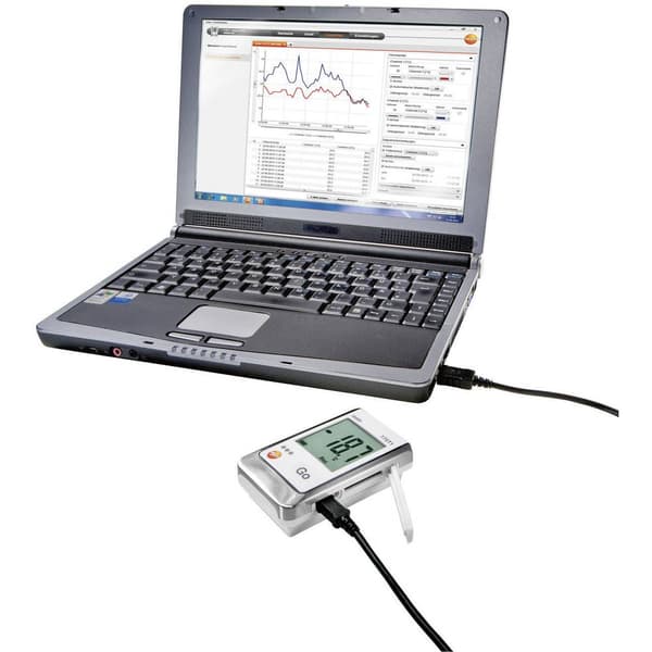 testo 0572 1765 176 H1 Mutli-datalogger Uppmätt värde Temperatur, Fuktighet -40 till 70 °C 0 till 100 % rF